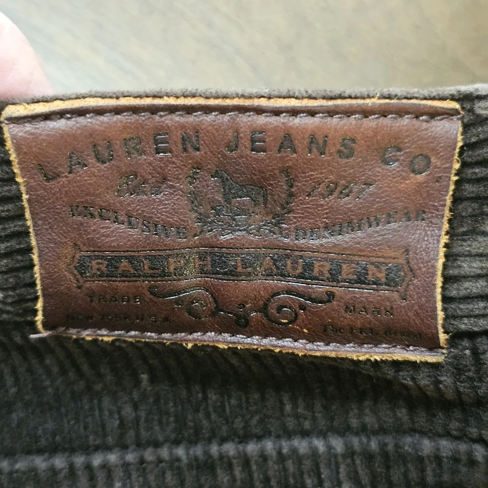 Ralph Lauren Jeans Company Brown Corduroy Bootcut  Pants Stretch Women's Size 8 - Picture 12 of 12